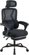 Laden Sie das Bild in den Galerie-Viewer, Bürostuhl LIBER, ergonomisch, mit Fußablage belastbar bis 150 kg
