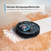 Laden Sie das Bild in den Galerie-Viewer, Saugroboter (125,- netto) – Leistungsstarker 2800 Pa Staubsauger Roboter mit App-Steuerung, HEPA-Filter &amp; Automatischer Navigation für Tierhaare und Teppiche