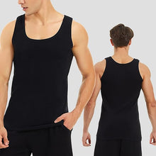 Laden Sie das Bild in den Galerie-Viewer, Herren Unterhemd – 5er Pack Tank Tops aus 100 % Baumwolle, weiß