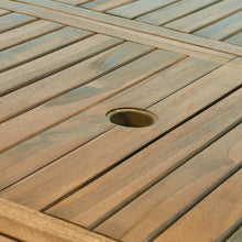 Laden Sie das Bild in den Galerie-Viewer, Wetterfester ausziehbarer Gartentisch aus Eukalyptusholz 150 bis 200x100x74cm