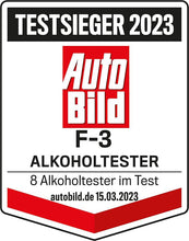 Laden Sie das Bild in den Galerie-Viewer, PROMITEST. Testsieger Auto-Bild. Polizeigenauer professionelle Alkoholtester. Höchste Genauigkeit!