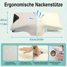 Laden Sie das Bild in den Galerie-Viewer, Ergonomische Nackenstütze – luftdurchlässige cervikale Unterstützung für entspannten Schlaf