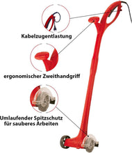 Laden Sie das Bild in den Galerie-Viewer, Elektro Unkrautfugenbürste. 140 Watt. Inkl. 2 Fugenbürsten. Fugenreiniger