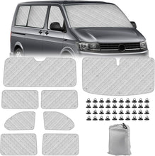 Laden Sie das Bild in den Galerie-Viewer, Sonnenschutz Perfekter Schutz 8-teilig für Ihren Volkswagen Bus VW T5 oder T6