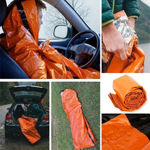 Laden Sie das Bild in den Galerie-Viewer, Notfall-Schlafsack – Thermische Survival-Schutzhütte für Outdoor &amp; Notfälle