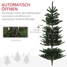 Laden Sie das Bild in den Galerie-Viewer, Künstlicher Weihnachtsbaum – 1,8 m, flammenhemmend, Metallfuß