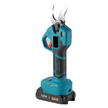 Laden Sie das Bild in den Galerie-Viewer, Automatische Akku Gartenschere 30mm Astschneider Rebschere Astschere Strauchschere. Inkl. 2 x Li-Ionen-Akku und Ladegerät.