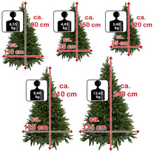 Laden Sie das Bild in den Galerie-Viewer, Luxus Tannenbaum - absolut echt wirkend mit den neuen PE/PVC Spritzguss Nadeln