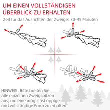 Laden Sie das Bild in den Galerie-Viewer, Künstlicher Weihnachtsbaum – 1,8 m, flammenhemmend, Metallfuß