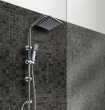 Laden Sie das Bild in den Galerie-Viewer, Duschgarnitur Regendusche Duschstange Handbrause Duscharmatur Duschset