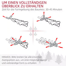 Laden Sie das Bild in den Galerie-Viewer, Künstlicher Weihnachtsbaum – 1,8 m mit realistischer Kiefern-Optik, flammhemmend