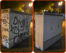 Laden Sie das Bild in den Galerie-Viewer, 12x 400 ml Dose Premium RAL7035 lack Lichtgrau Stromkasten Verteilerkasten Lackspray 400ml (12,15 € / Liter)