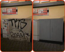 Laden Sie das Bild in den Galerie-Viewer, 12x 400 ml Dose Premium RAL7035 lack Lichtgrau Stromkasten Verteilerkasten Lackspray 400ml (12,15 € / Liter)
