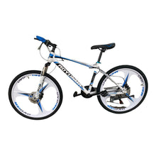 Laden Sie das Bild in den Galerie-Viewer, Fahrrad 26 Zoll, 21 Gänge, Doppelscheibenbremsen. Farben: Schwarz, blau, rot oder grün.