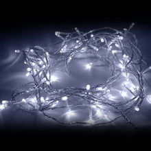 Laden Sie das Bild in den Galerie-Viewer, LED-Lichterkette für Innen- und Außenbereich – 20 Meter lang, kaltweiß