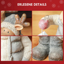 Laden Sie das Bild in den Galerie-Viewer, Weihnachtsdeko, Rentier mit Laterne, LED, batteriebetrieben, 25,5 x 19,5 x 52 cm