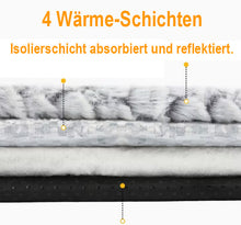 Laden Sie das Bild in den Galerie-Viewer, Extra warmes Thermo-Katzen- und Hundebett – ultra-weiche, waschbare Haustierliege