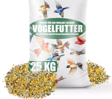 Laden Sie das Bild in den Galerie-Viewer, Vogelfutter Vier Jahreszeiten unverzichtbares Streufutter Wildvogelfutter Premium 25kg