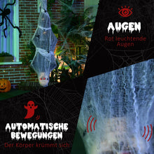 Laden Sie das Bild in den Galerie-Viewer, Lebensgroße Halloween-Mumie, Soundfunktion, mit Bewegungssensor und LED-Lichtern,  170 cm