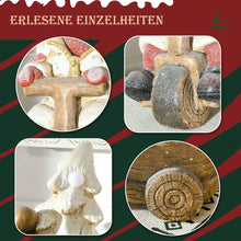 Laden Sie das Bild in den Galerie-Viewer, Weihnachtsdeko, Rentier mit Weihnachtsbaum, warme LED-Beleuchtung, Batteriebetrieb, In- und Outdoor, 44 cm