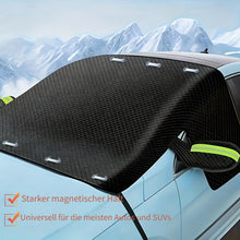 Laden Sie das Bild in den Galerie-Viewer, Anti-Frost- und Schneedecke für Fahrzeuge – magnetischer Windschutzscheiben-Schutz, für PKW, SUV, Geländewagen, Limousinen, Van, kleine LKW