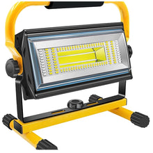 Laden Sie das Bild in den Galerie-Viewer, 80-100 Watt Akku-LED-Strahler, Baustrahler. Neues Modell!