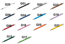 Laden Sie das Bild in den Galerie-Viewer, Ab 115 Cent: Gummierte Kugelschreiber inklusive Druck Ihres Namens, Firma oder Logo. Muster gratis!