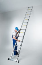 Laden Sie das Bild in den Galerie-Viewer, Teleskop-Anlegeleitern mit Luftabsenk-Technologie 260/320/380/410/440 cm