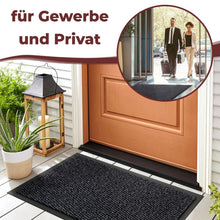 Laden Sie das Bild in den Galerie-Viewer, Schmutzfangmatte Sauberlaufteppich beige-schwarz, 60x90 / 90x150 / 120x180 cm
