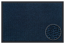 Laden Sie das Bild in den Galerie-Viewer, Schmutzfangmatte Sauberlaufteppich blau-schwarz, 60x90 / 90x150 / 120x180 cm