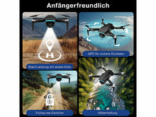Laden Sie das Bild in den Galerie-Viewer, GPS-Drohne ohne EU-Drohnenführerschein! Mit eingebautem Bildschirm!