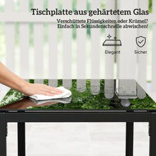 Laden Sie das Bild in den Galerie-Viewer, Rattan Bistroset, 3 teiliges Gartenmöbel-Set mit 2 Gartenstühlen und Tisch