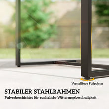 Laden Sie das Bild in den Galerie-Viewer, Rattan Bistroset, 3 teiliges Gartenmöbel-Set mit 2 Gartenstühlen und Tisch