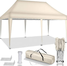 Laden Sie das Bild in den Galerie-Viewer, Faltpavillon wasserdicht. Pop Up. Ohne Seitenteile. 3x6 Meter. Gartenzelt. Partyzelt. UV50+ Schutz. Einfaches Faltsystem.