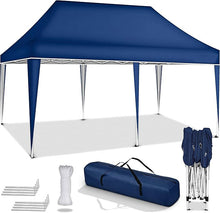 Laden Sie das Bild in den Galerie-Viewer, Faltpavillon wasserdicht. Pop Up. Ohne Seitenteile. 3x6 Meter. Gartenzelt. Partyzelt. UV50+ Schutz. Einfaches Faltsystem.