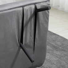 Laden Sie das Bild in den Galerie-Viewer, Schlafsofa Doppelsofa 102 cm breit, mit Armlehne. Schlafsessel Gästebett