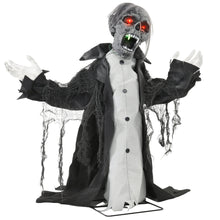 Laden Sie das Bild in den Galerie-Viewer, Halloween Dekoration erschreckender Zombie 102 cm LED-Lichter und Soundfunktion