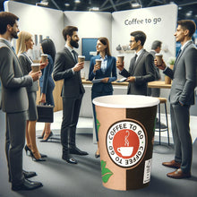 Laden Sie das Bild in den Galerie-Viewer, Kaffeebecher 1.000 St.  200ml "Coffee To Go" Pappe - Hartpapier.