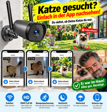 Laden Sie das Bild in den Galerie-Viewer, Überwachungskamera mit Einzelbild-Aufnahmen. WO IST MEINE KATZE? (Hund, Kind etc.) – EIN BLICK IN DIE APP, UND DU SIEHST, OB SIE DA WAR!