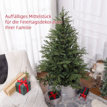 Laden Sie das Bild in den Galerie-Viewer, Künstlicher Weihnachtsbaum – 1,5 m, realistisches Aussehen, Schnellaufbau, inkl. Ständer, flammhemmend