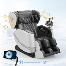Laden Sie das Bild in den Galerie-Viewer, Ganzkörper-Massagesessel "Airport" mit Zero-Gravity-Funktion – Premium Massagesessel mit Heizfunktion, Bluetooth, Touchscreen, Luftdruckmassage &amp; 3D-Fußmassage für Zuhause und Büro