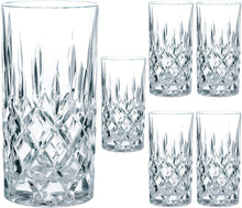 Laden Sie das Bild in den Galerie-Viewer, Noblesse Longdrinkglas, Wasserglas 6er Set, Kristallglas
