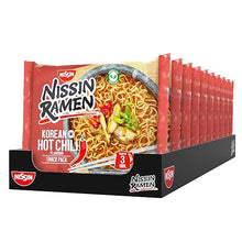 Laden Sie das Bild in den Galerie-Viewer, 10 Mahlzeiten für Mitarbeiter: Instant-Weizennudeln mit scharfer Würzmischung – Korean Hot Chili  10er Pack.