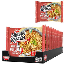 Laden Sie das Bild in den Galerie-Viewer, 10 Mahlzeiten für Mitarbeiter: Instant-Weizennudeln mit scharfer Würzmischung – Korean Hot Chili  10er Pack.