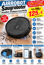 Laden Sie das Bild in den Galerie-Viewer, Saugroboter (125,- netto) – Leistungsstarker 2800 Pa Staubsauger Roboter mit App-Steuerung, HEPA-Filter &amp; Automatischer Navigation für Tierhaare und Teppiche