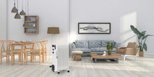 Laden Sie das Bild in den Galerie-Viewer, Neues Modell 2025: Radiator Heizung. 2000 Watt. Einstellbar mit Thermostat. Mit Rippen. Ölheizung.