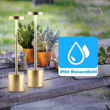 Laden Sie das Bild in den Galerie-Viewer, LED Tischlampe. Lampe mit Dimmung. Akkubetrieb. Nachttisch, Gartentisch. Exklusiv. Touch-Funktion