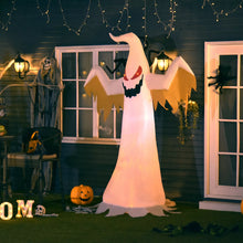Laden Sie das Bild in den Galerie-Viewer, Halloween Selbstaufblasenderes Gespenst 2,4 m Dekoration mit LEDs IP44