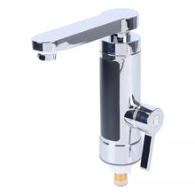 Laden Sie das Bild in den Galerie-Viewer, Wasserhahn Armatur mit Durchlauferhitzer mit LED-Anzeige. Komplette 3000W Armatur mit Stromanschluss.
