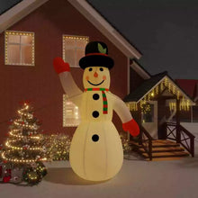 Laden Sie das Bild in den Galerie-Viewer, Schneemann - aufblasbar. Mit LED-Beleuchtung. Bester Blickfänger. 1,95 - 10 Meter Höhe.